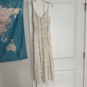 Hollister Floral Spaghetti Strap Dress
